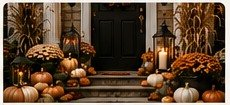 The Estate fall porch collection