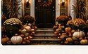 Fall porch detail