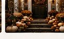 Styled fall porch