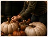 Premium pumpkins and natural materials